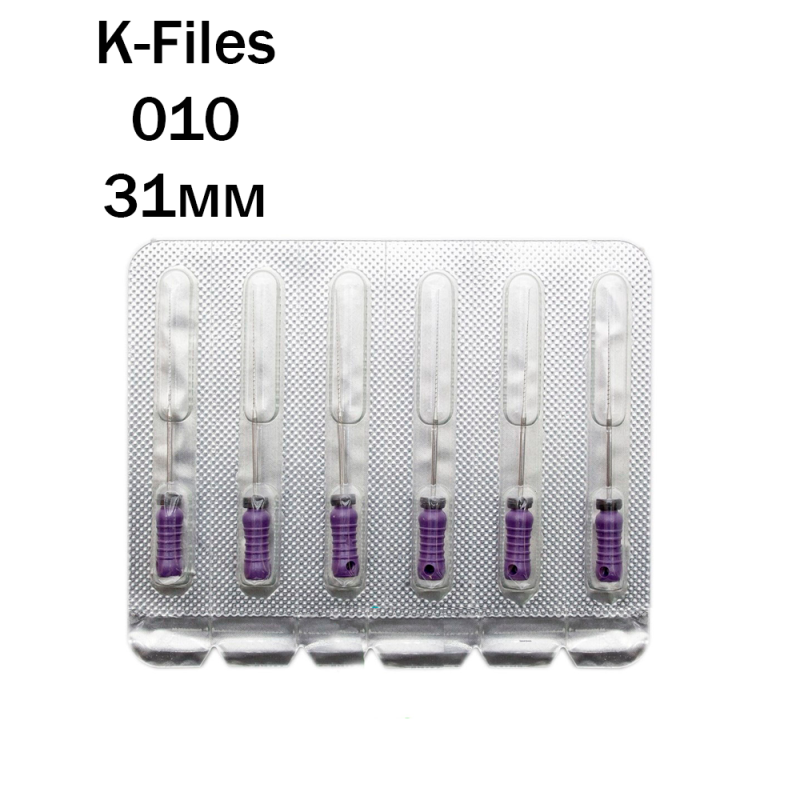 К-файлы / K-Files 010/31мм 6шт Pro-Endo P63031010 купить