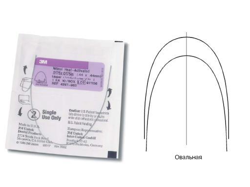 Дуга нитиноловая Юнитек термоактивная / Unitek Nitinol Heat-Activated Archwire OFIII U 018 1шт 4296-993 купить