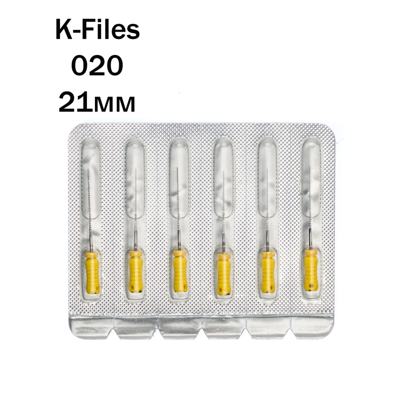 К-файлы / K-Files 020/21мм 6шт Pro-Endo P63021020 купить